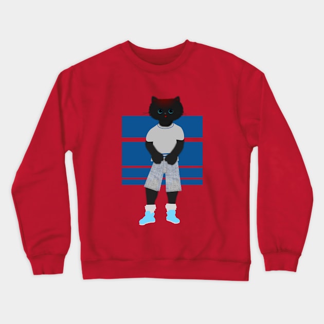 Cat kit # 53. Crewneck Sweatshirt by Beta Volantis